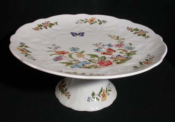 Aynsley Cottage Garden Plate - Cake/Pedestal
