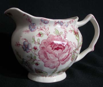 Johnson Brothers Rose Chintz - Pink Creamer - Large