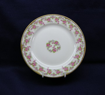 Limoges Bridal Wreath - Plain Edge Plate - Bread & Butter