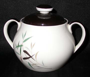 Royal Doulton Bamboo Sugar Bowl & Lid