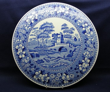 Spode Tower - Blue Round Serving Platter