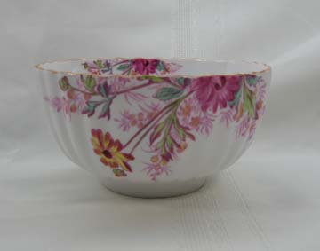 Spode Chelsea Garden - Mustard Trim Cranberry Bowl