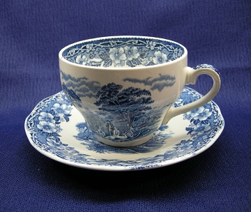Wedgwood Woodland - Blue Cup & Saucer