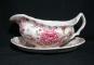 Johnson Brothers Rose Chintz - Pink Gravy Boat & Underplate