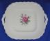 Spode Billingsley Rose Plate - Cake/Handled - Pink Mark