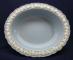 Wedgwood Cream Color On Lavender - Shell Edge Vegetable Bowl - Oval