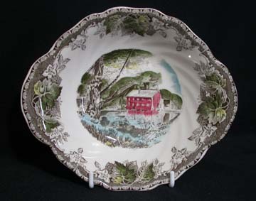 Johnson Brothers The Friendly Village Bowl - Cereal/Soup - Handled - The Old Mill