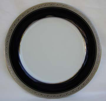 Noritake Crestwood Colbalt Platinum  4170 Plate - Dinner