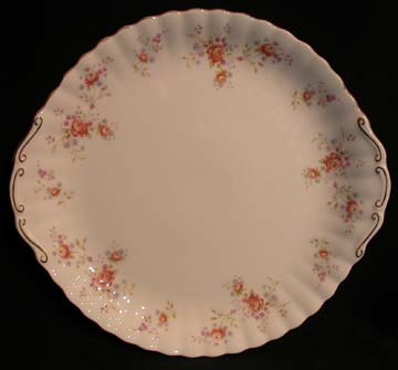 Royal Albert Peach Rose Plate - Cake/Handled