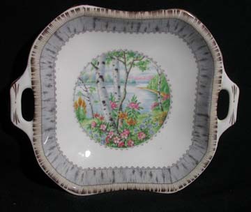 Royal Albert Silver Birch Sweet Dish - Handles