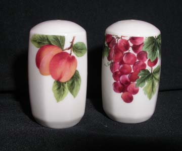 Royal Doulton Vintage Grape TC1193 Salt & Pepper Set