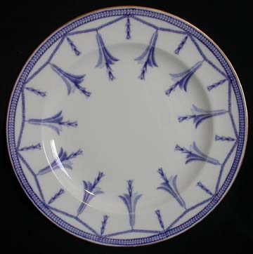 Royal Crown Derby Blue Bells On Chain Plate - Salad